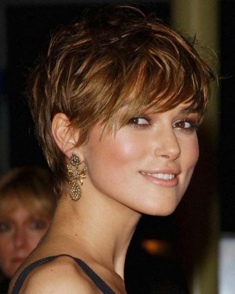 Classy Pixie Cut with Swoop Bang