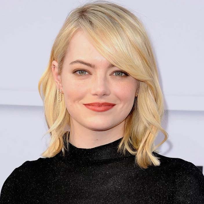 Single-sided Bangs with Feather Effect