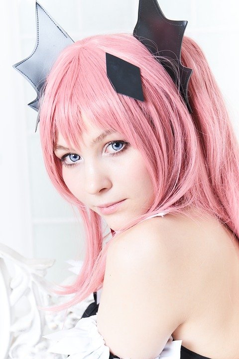 Anime-Styled Feathered Bangs