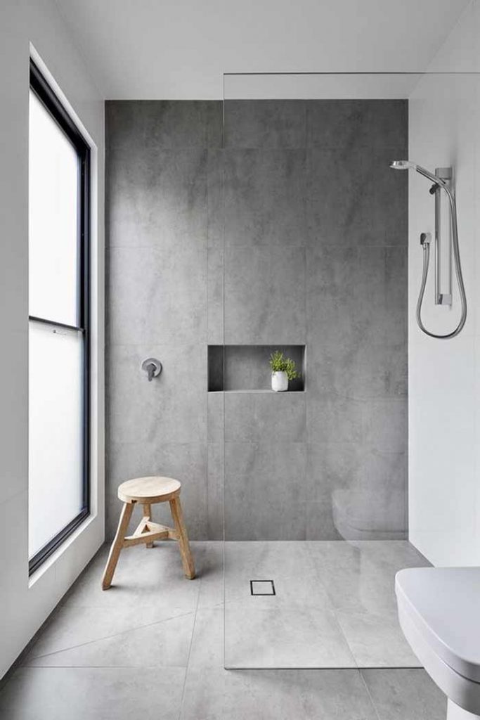 Small bathroom tiles idea