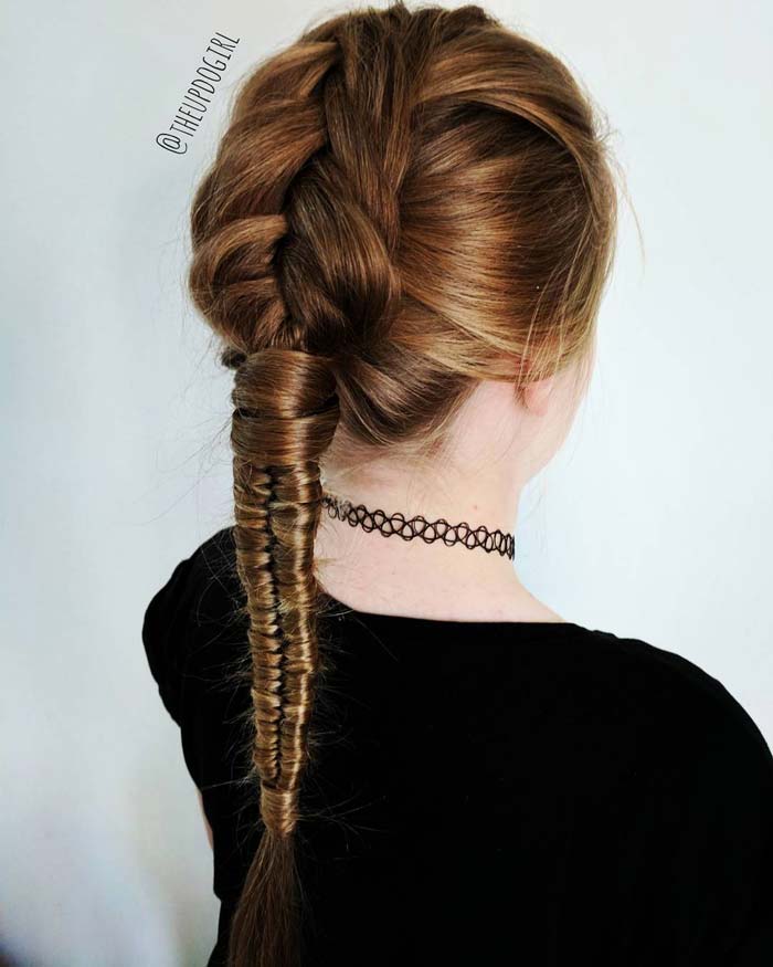 Infinity Braid Hairstyle