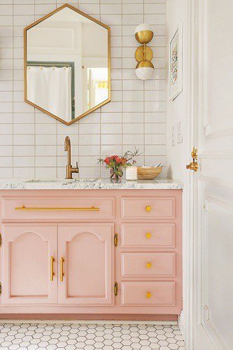 Pastel Small Bathroom sink