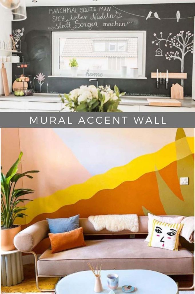 Mural Living Room Accent Wall