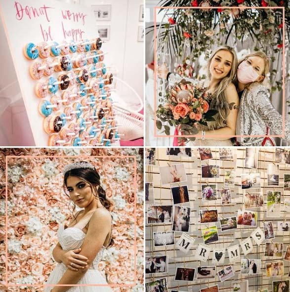Accent Wall for Wedding Ceremony