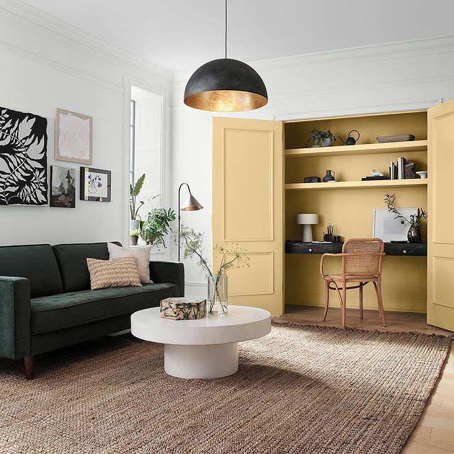 Yellow Accent wall color