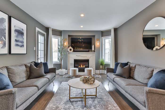 make at home on a budget - Redecorating Living room
