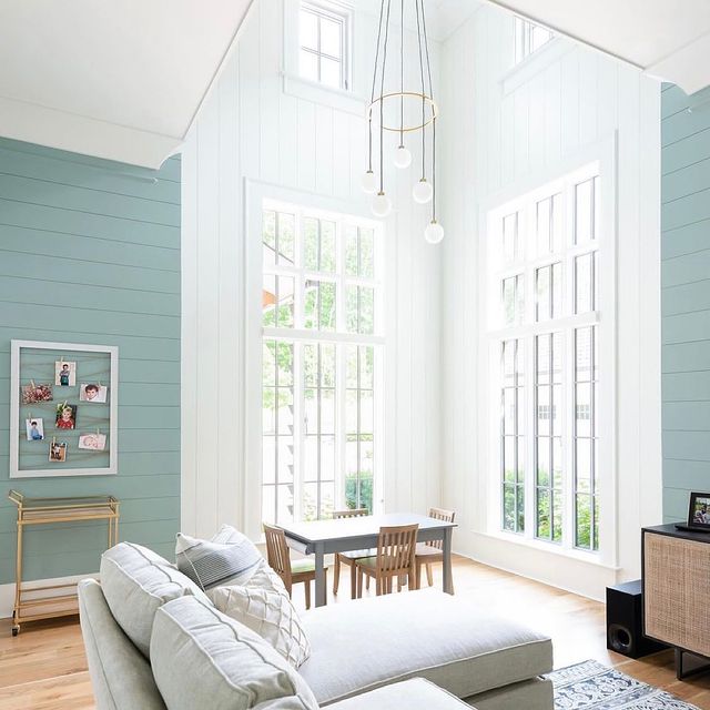 Green Shiplap Panel