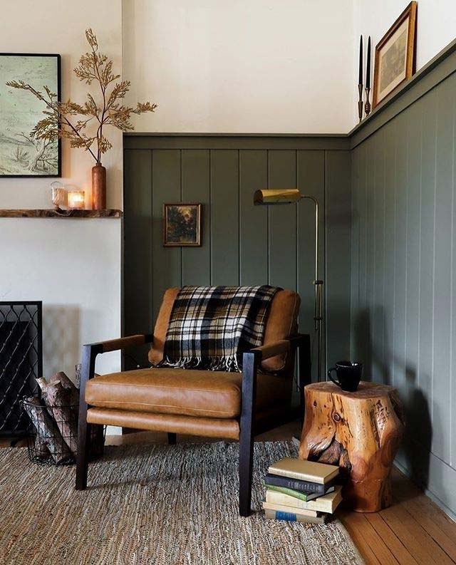 Two-Tone Half shiplap from plywood