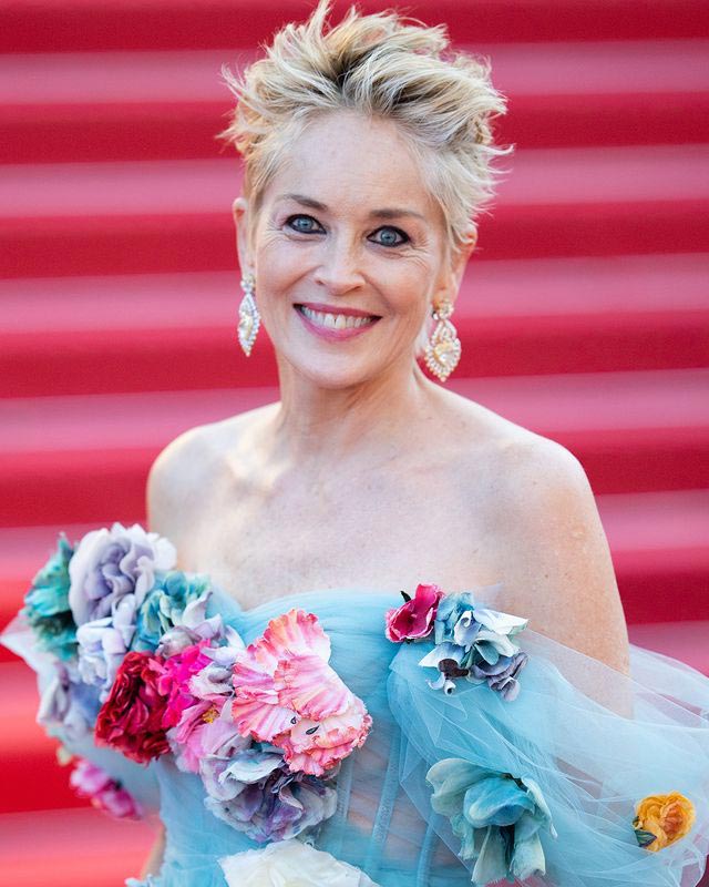 Sharon Stone Pixie cut Hairstyle