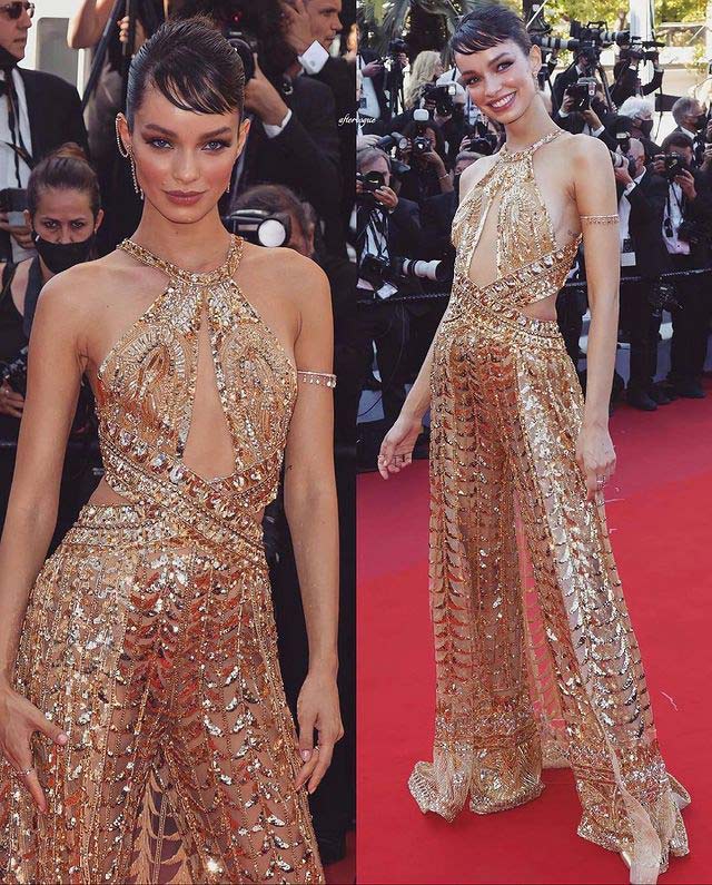 Luma Grothe - Slicked Back Hair with Baby Bang