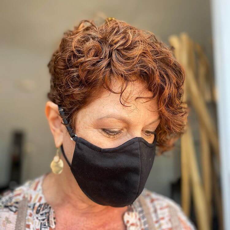 ginger hair with blonde highlights