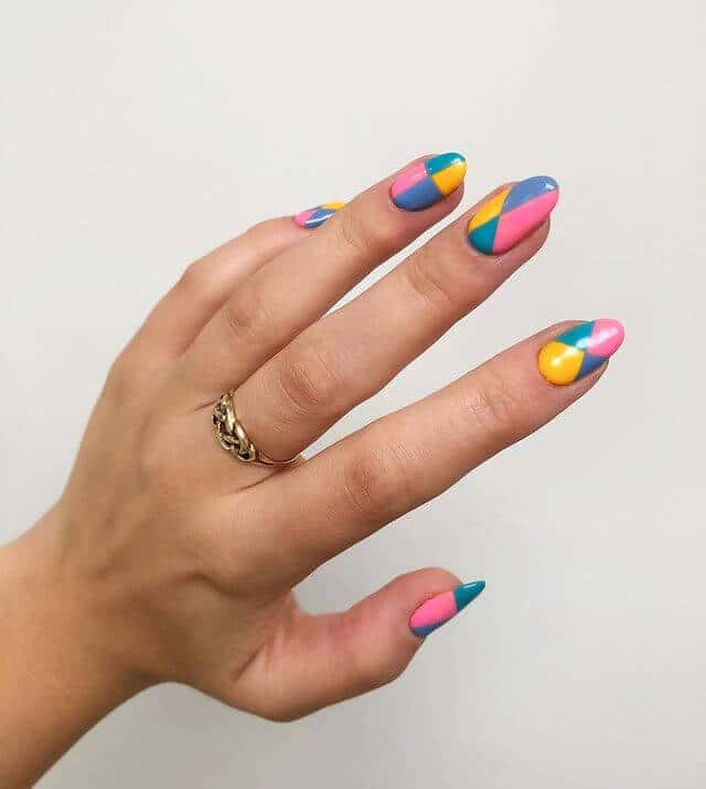 Pastel Diagonals