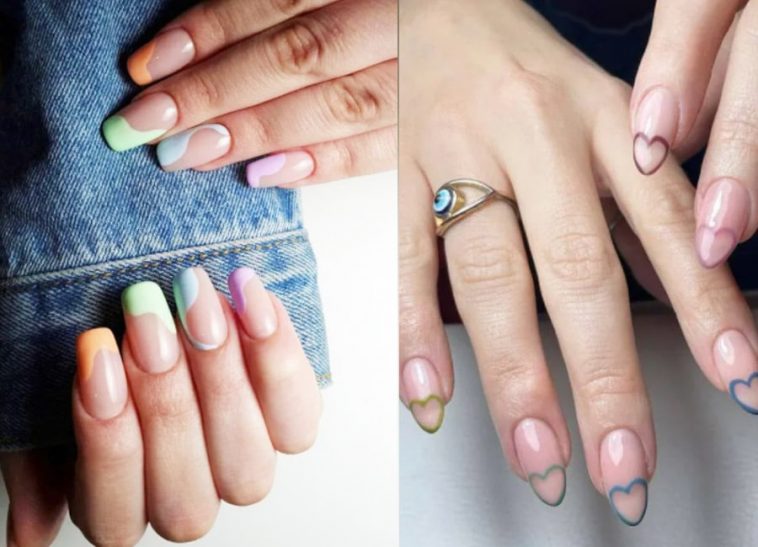 pastel nail art