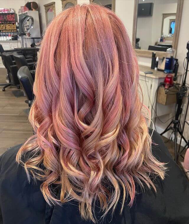blonde to strawberry blonde