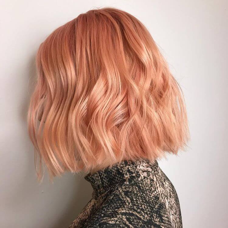 Peach hair Color