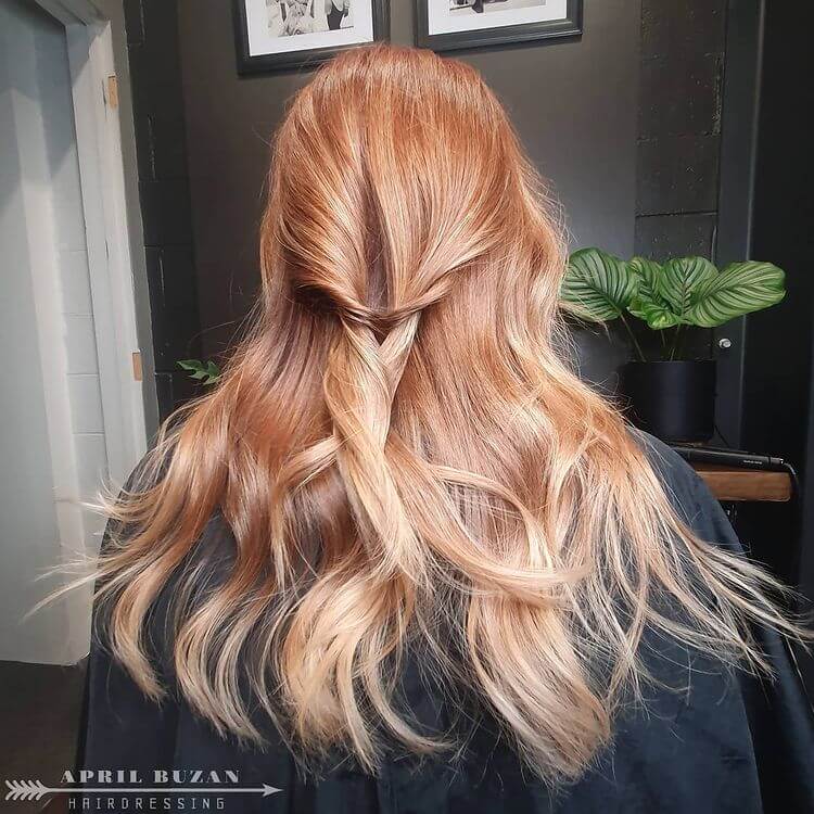 Sunkissed Strawberry Blond