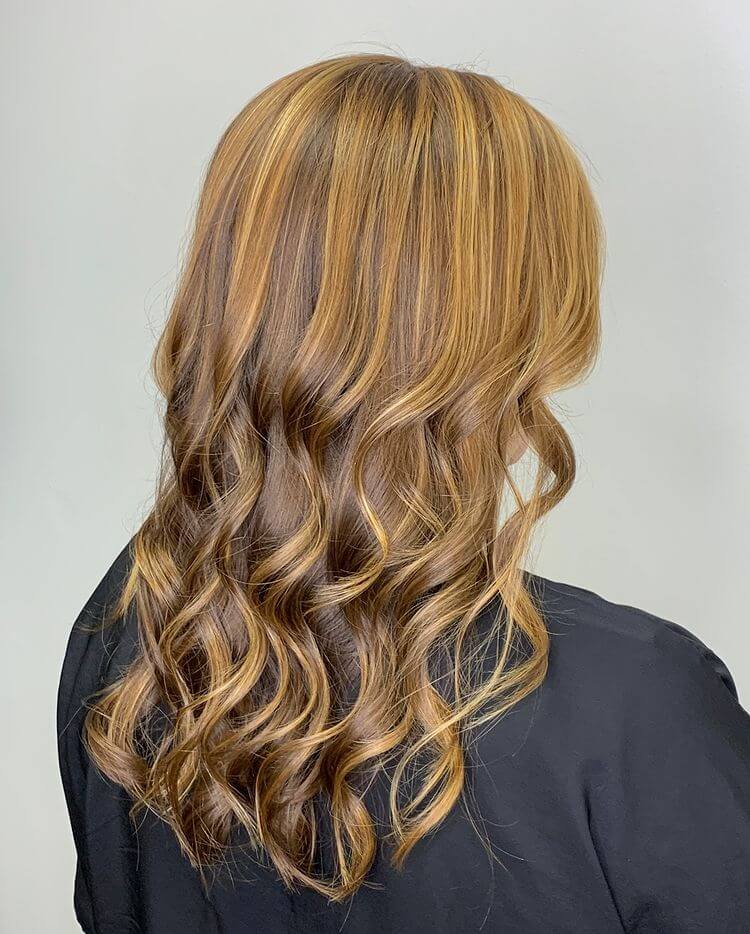 Golden Copper tone hair