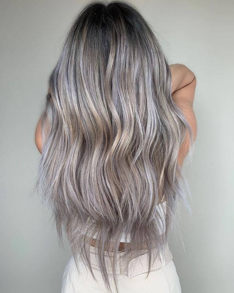 Grey Balayage