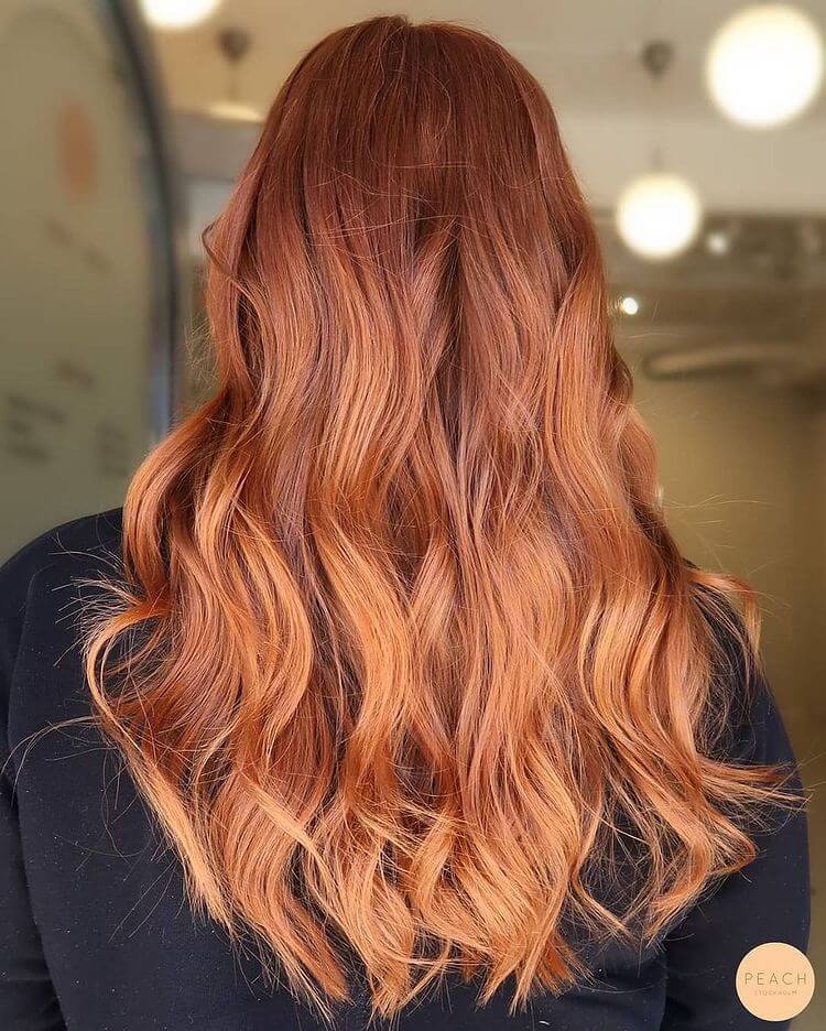 Hair color trend - Strawberry blond