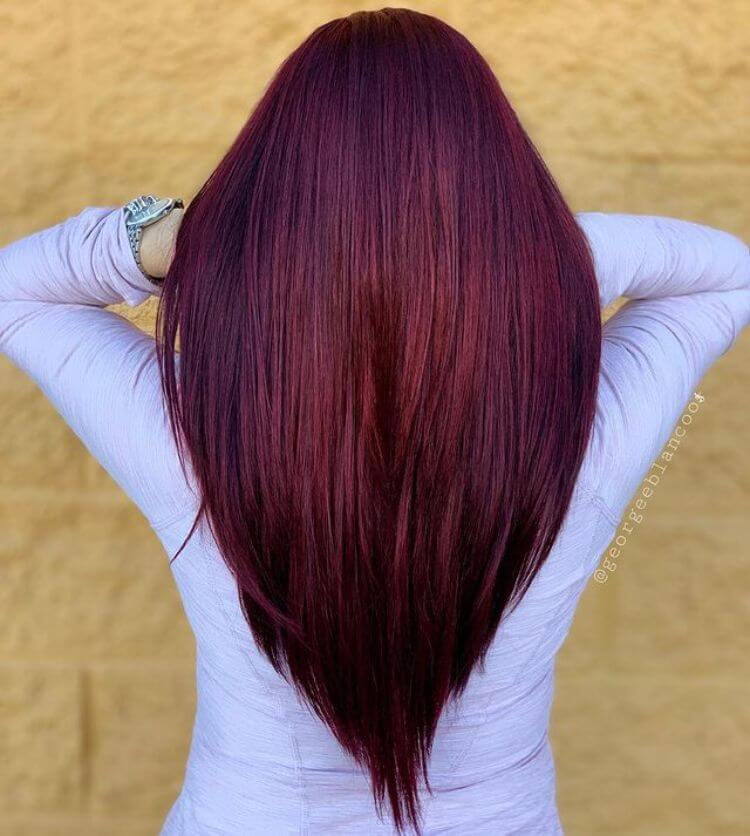 Mulled Wine Hair Color Hair color trend