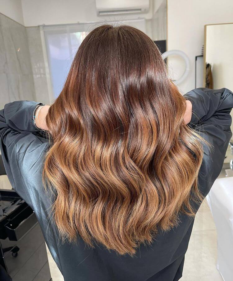 Shiny Brown Ombre