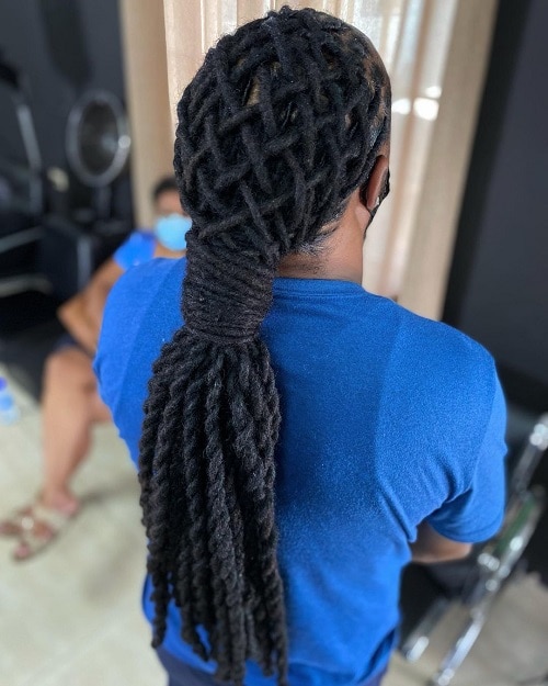 Basket Weave Dreadlocks