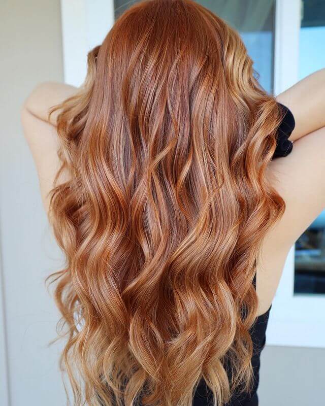 Copper Blonde hair