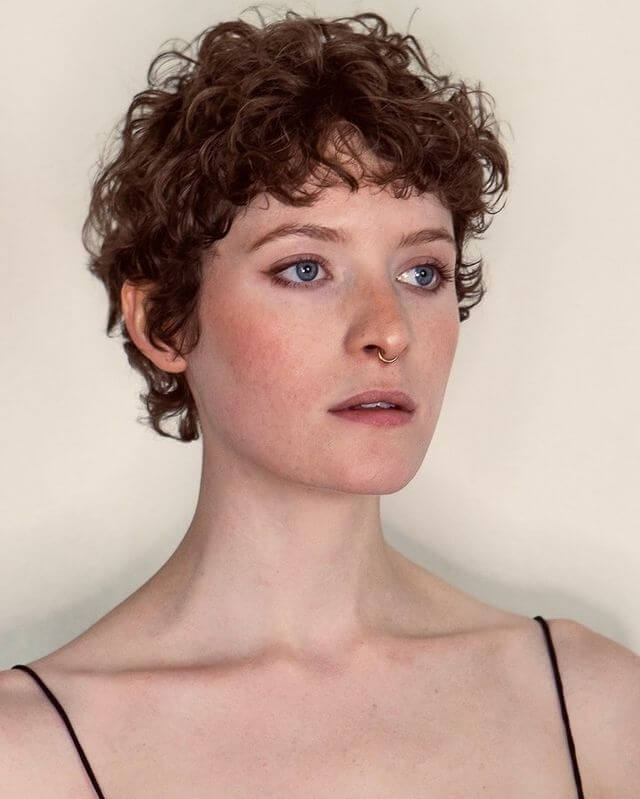 Curly Baby Bangs