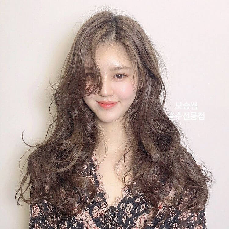 Curly Frizzy Layered Hairstyle