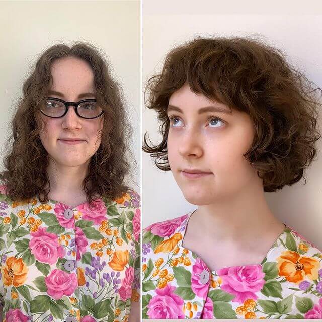 Cute Short Feathered Bangs