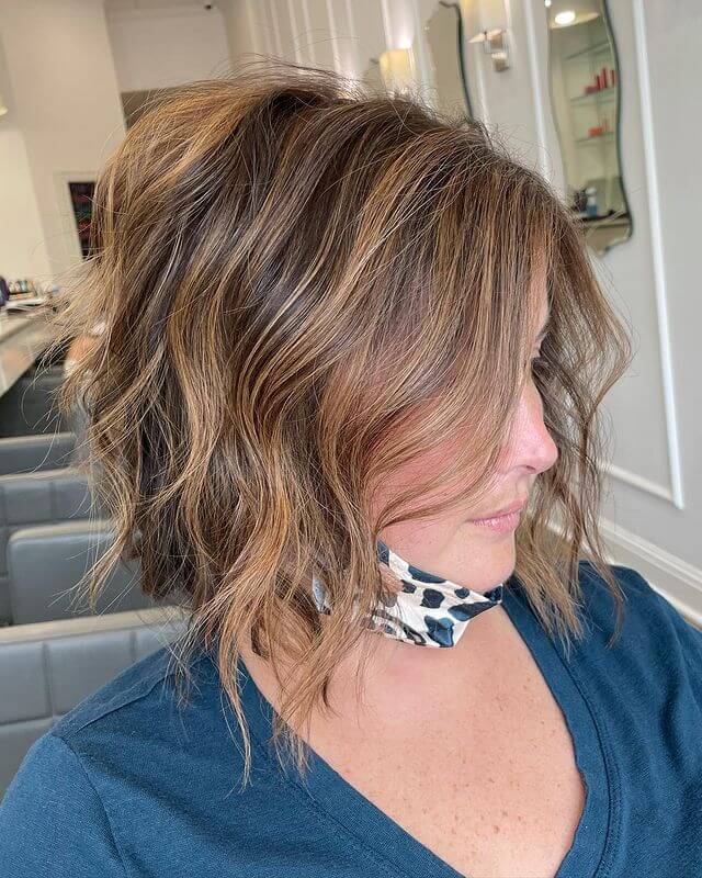 Dimensional Caramel Bob
