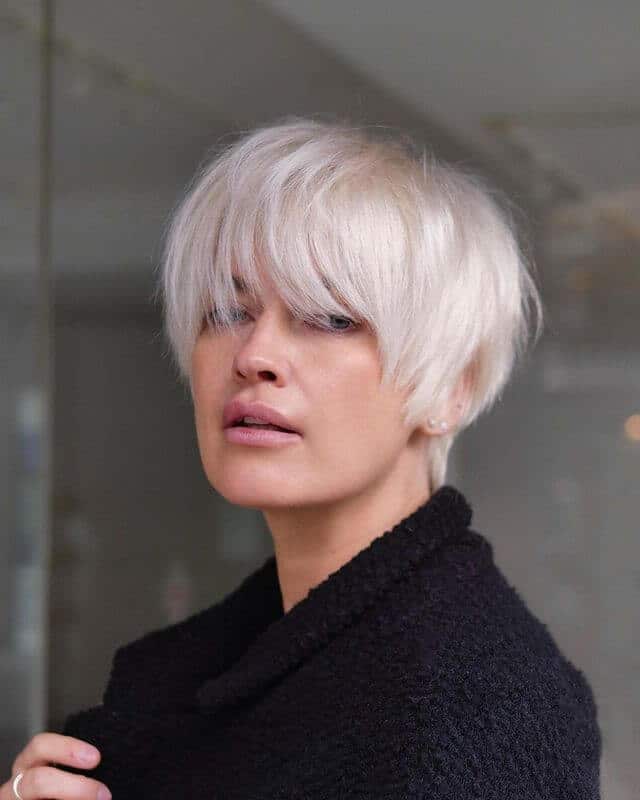 Feathered Bangs for Thin Hair