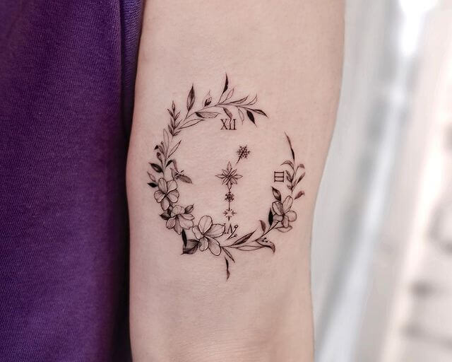 Feminine Clock Tattoos
