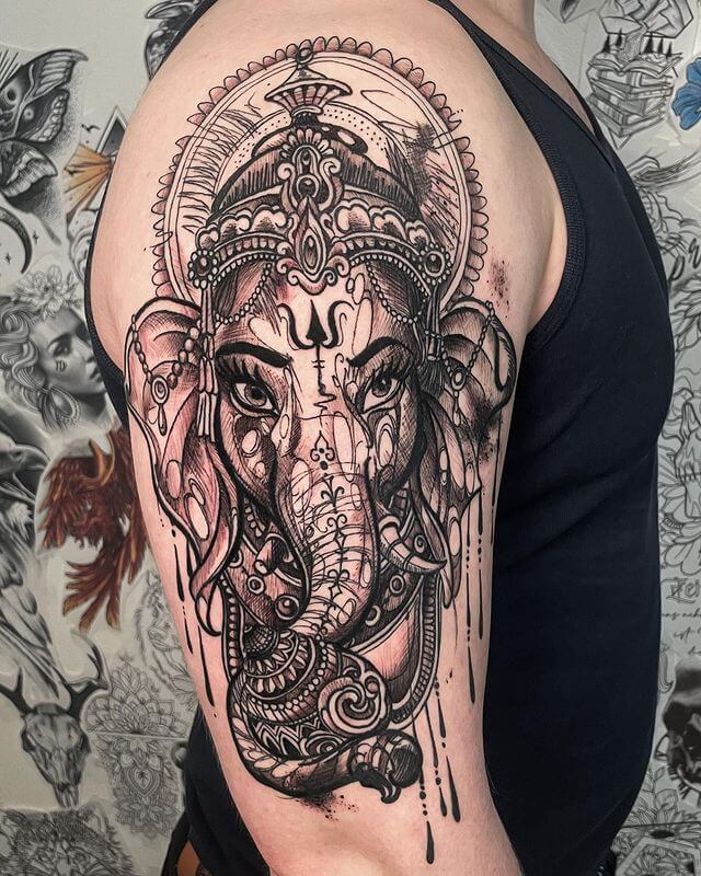 Ganesha Tattoo for men