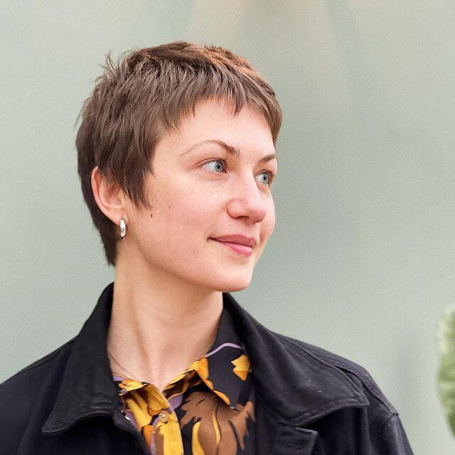 Layered Pixie with Baby Bangs