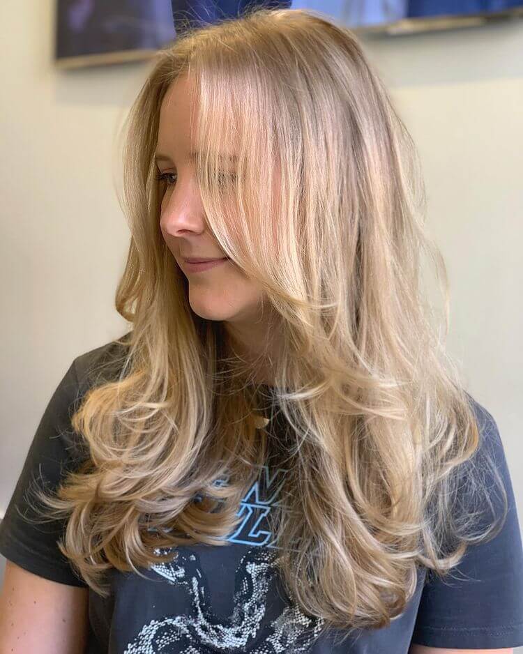 Fine Hair Face Framing Layers