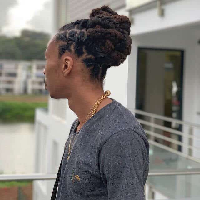 Man Bun Dreadlocks Style