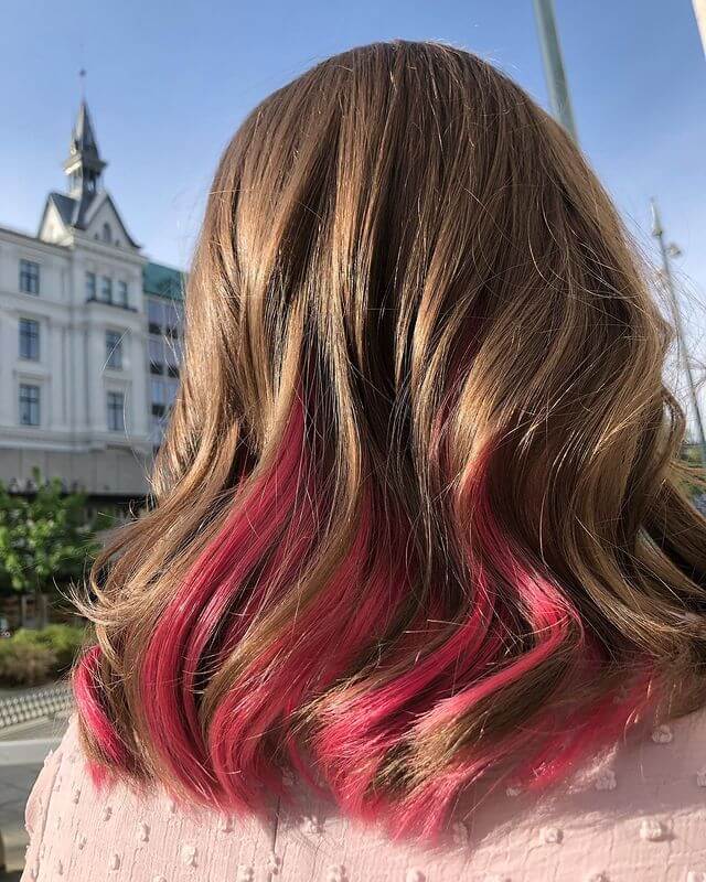 Peek-A-Boo Red Hair