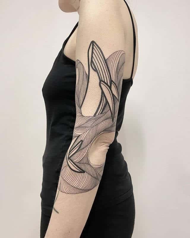 Whale Symbol Tattoo