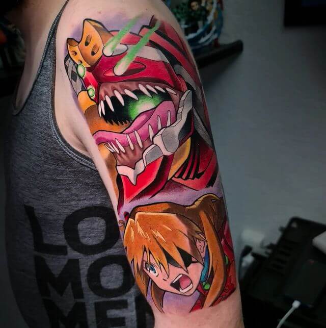 ASUKA & EVA 02 BEAST MODE