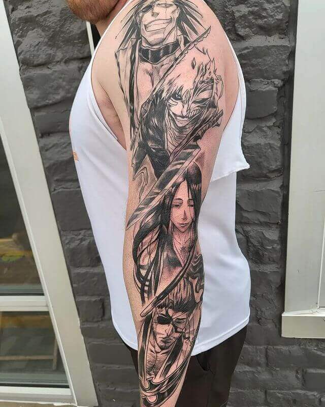 Bleach Anime Tattoo