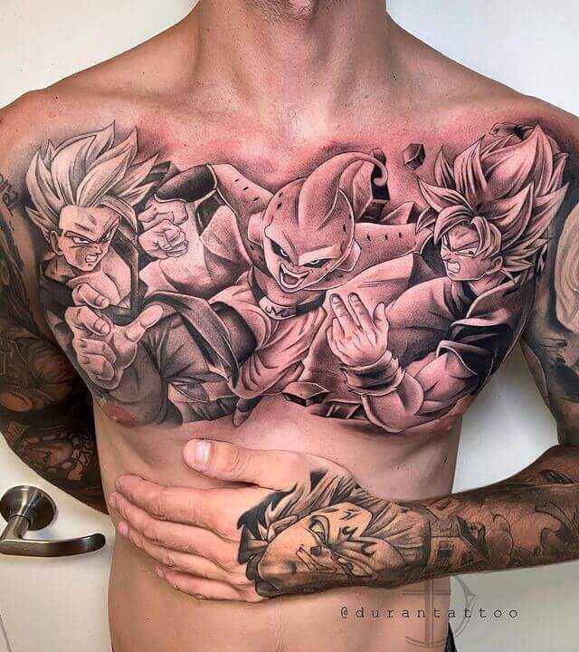 Dragon Ball Z Anime Tattoo