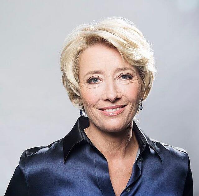 Emma Thompson short hair over 50