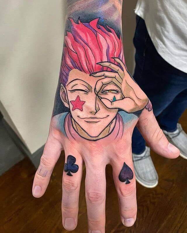 Hisoka Hunter X Hunter Tattoo
