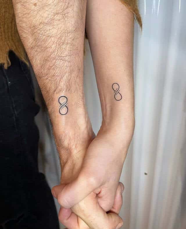 Infinity Matching tattoo for couple Infinity Tattoos for a Couple
