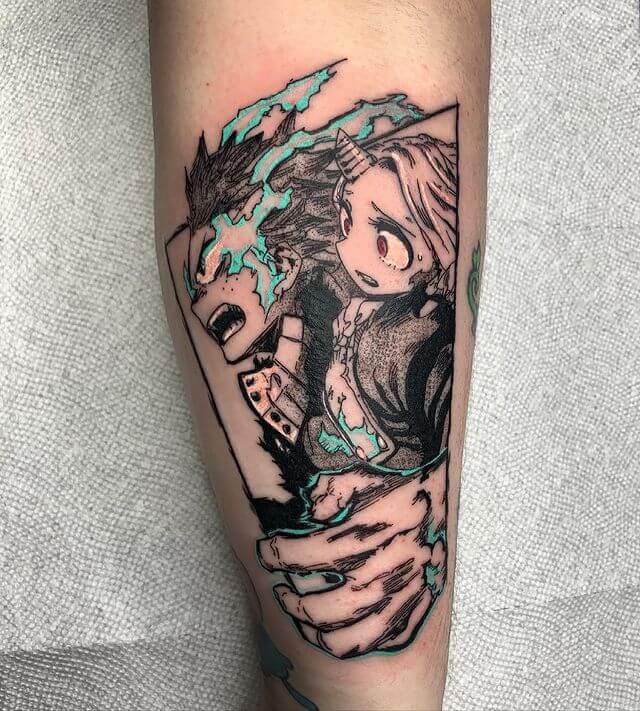 Izuku Midoriya My Hero Academia Tattoo