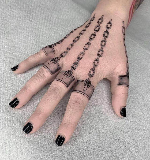 Kurapika's Chain Tattoo