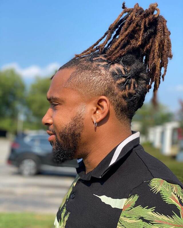 Locs with High Bun