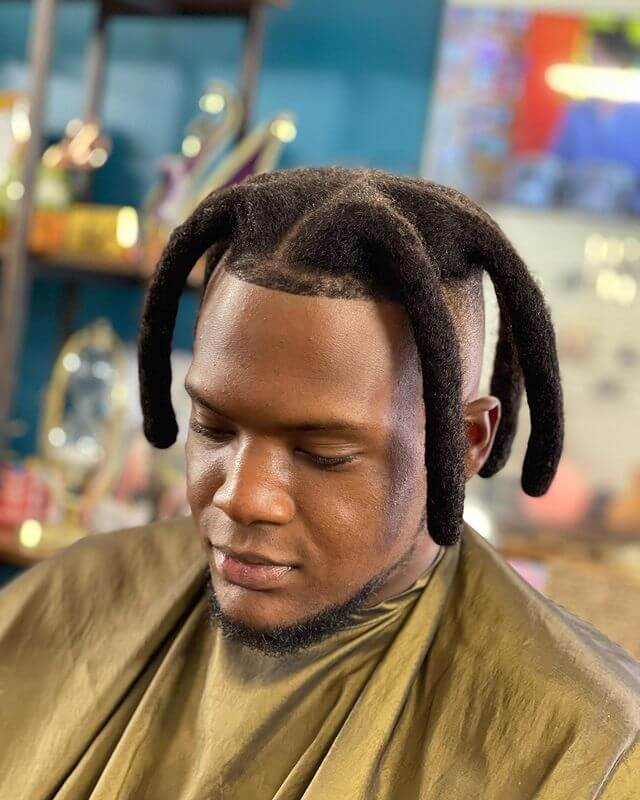 Medium Length Locs Combine