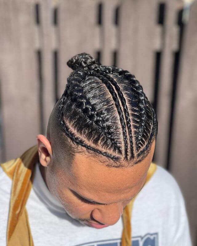 Men's Boxer Braids and Cornrows